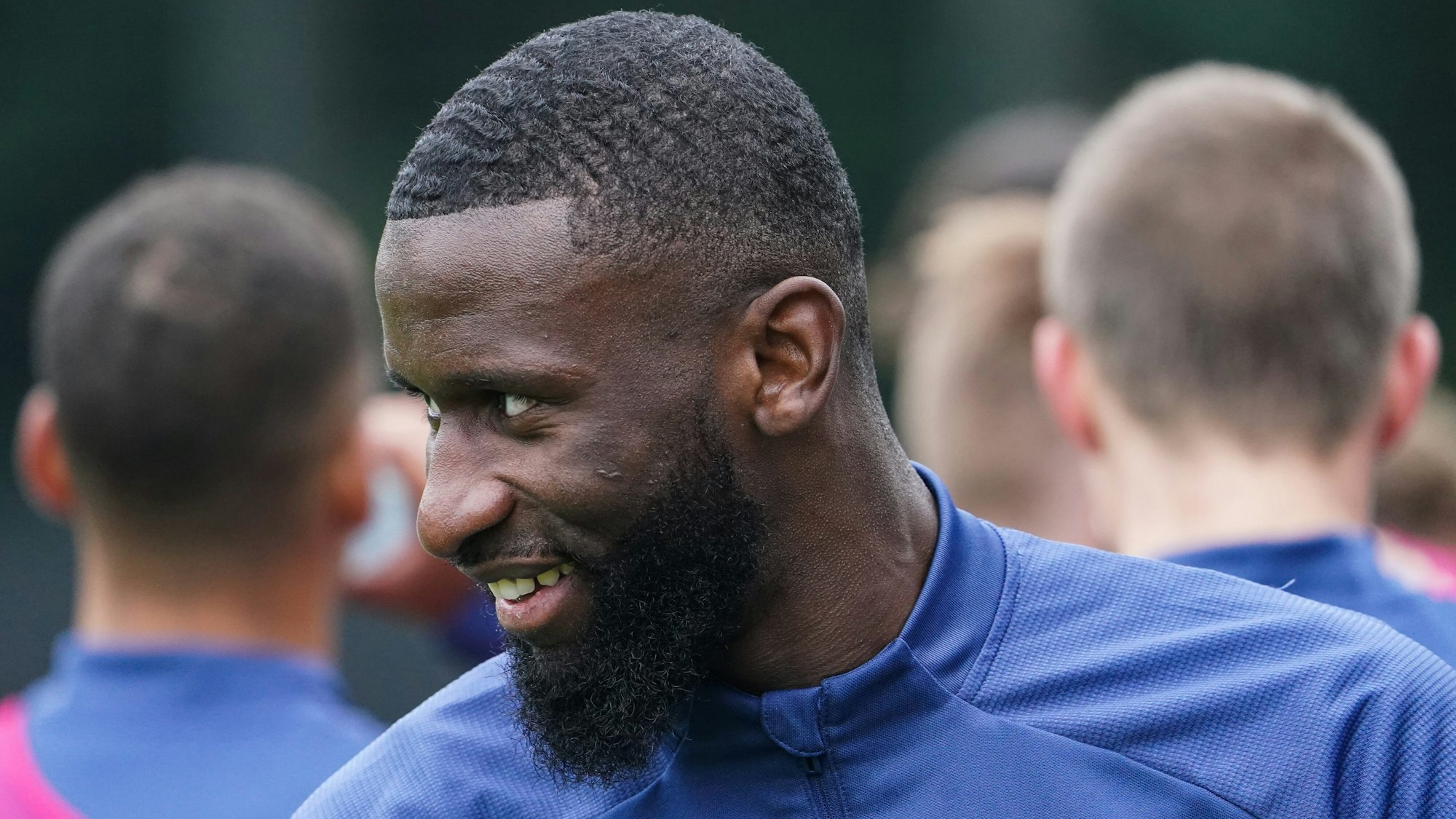 Deutschlands Antonio Rüdiger beim Training der Nationalmannschaft.