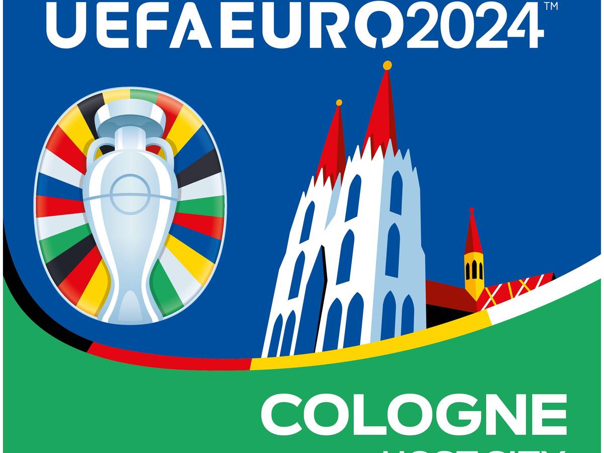 5. Oktober 2021: Der DFB enthüllt das Logo für die EM 2024 im eigenen Land. Auch Köln erhält ein eigenes Logo. Bild für die Berichterstattung rund um das Turnier frei verwendbar.