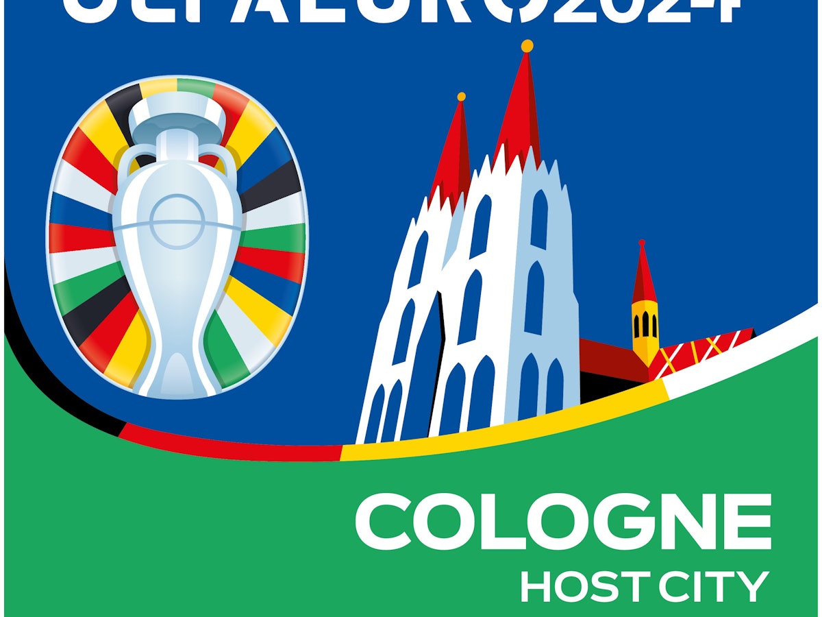 5. Oktober 2021: Der DFB enthüllt das Logo für die EM 2024 im eigenen Land. Auch Köln erhält ein eigenes Logo. Bild für die Berichterstattung rund um das Turnier frei verwendbar.