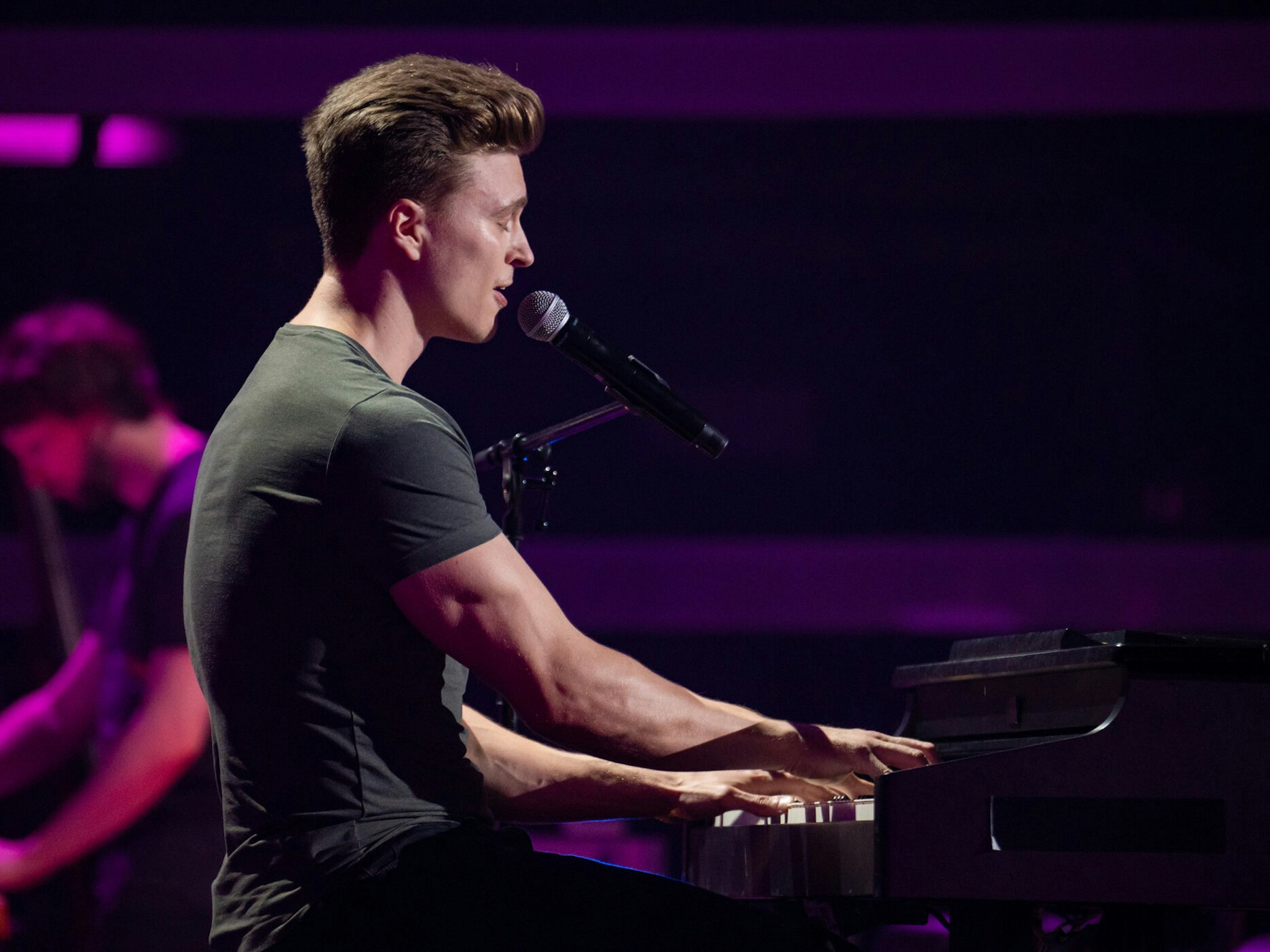 Der Kölner Nico während seines Auftritts bei „The Voice of Germany“.