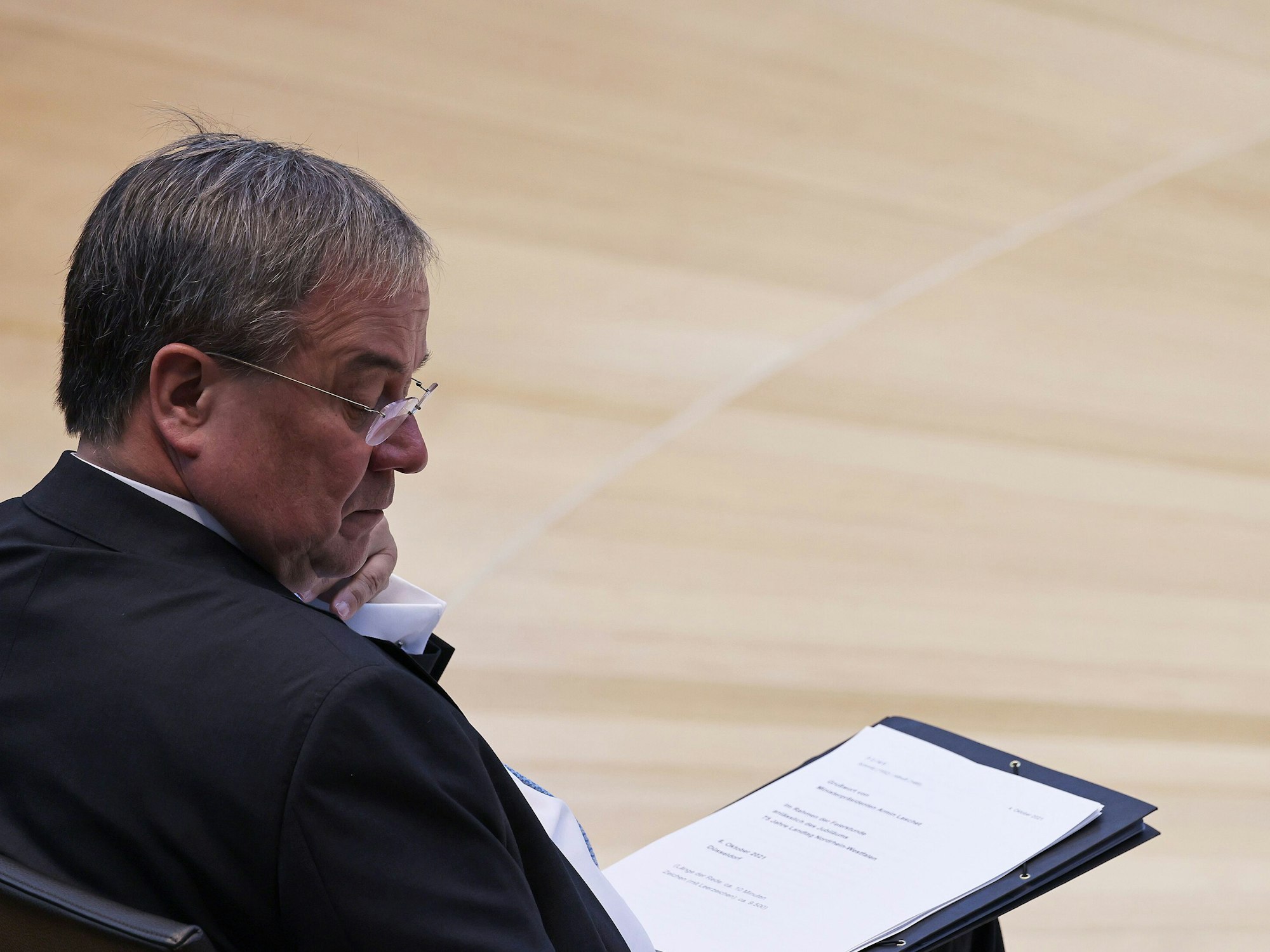 Armin Laschet (hier am 6. Oktober 2021 im NRW-Landtag) dürften die Aussagen von Altmaier nicht schmecken.