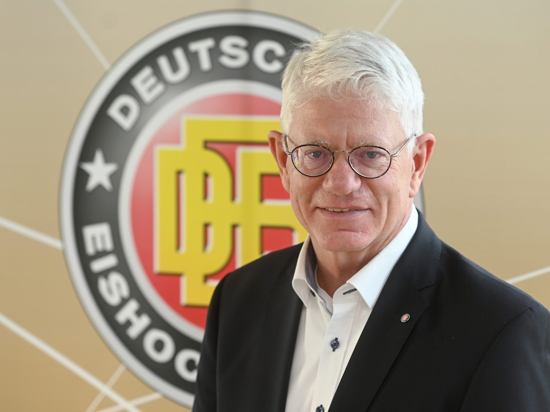 Franz Reindl, Präsident des Deutschen Eishockey-Bundes.