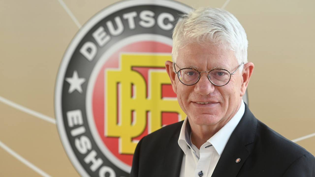 Franz Reindl, Präsident des Deutschen Eishockey-Bundes.