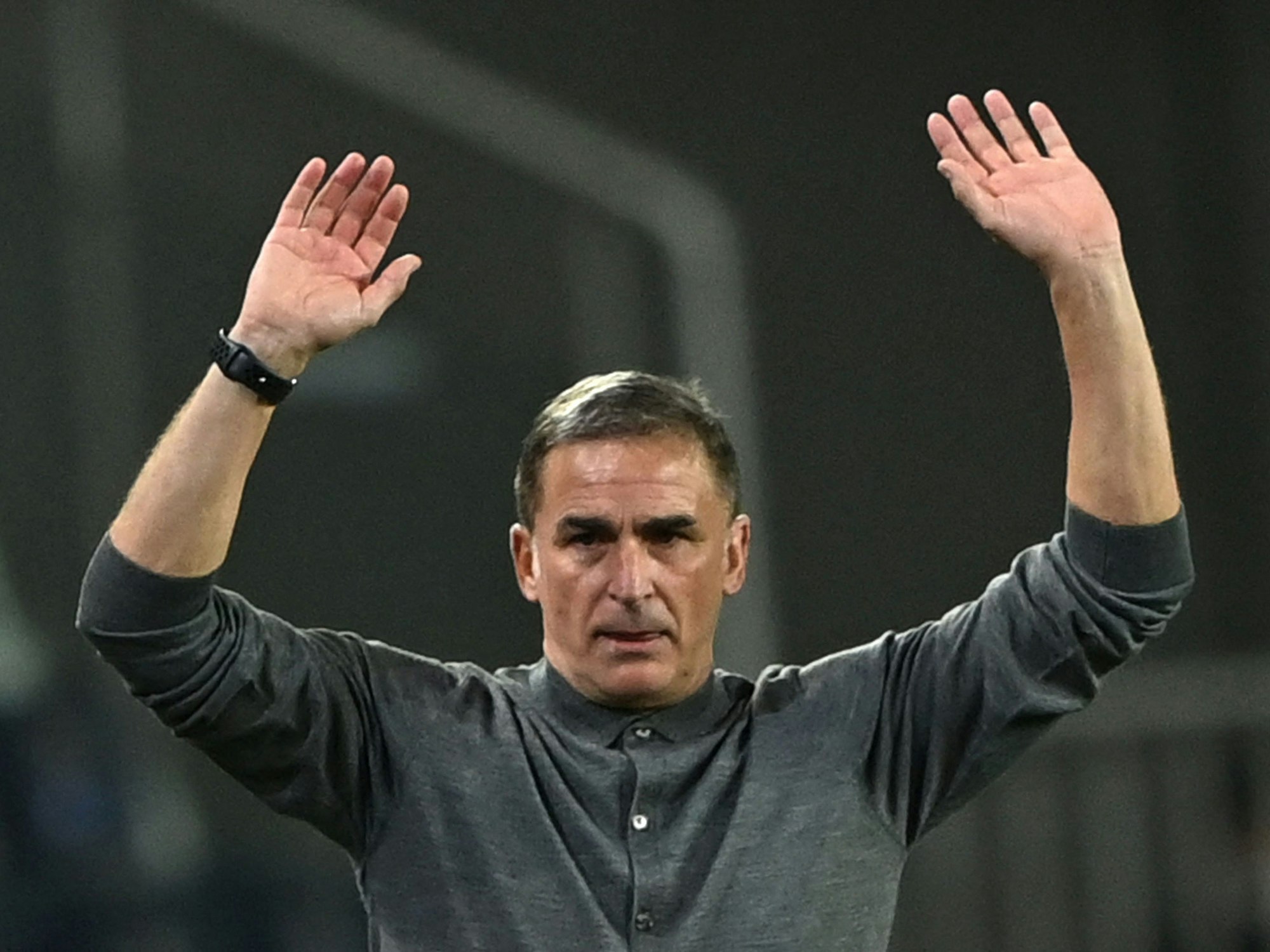 Türkei-Trainer Stefan Kuntz im Fenerbahce Sukru Saracoglu Stadium in Istanbul.