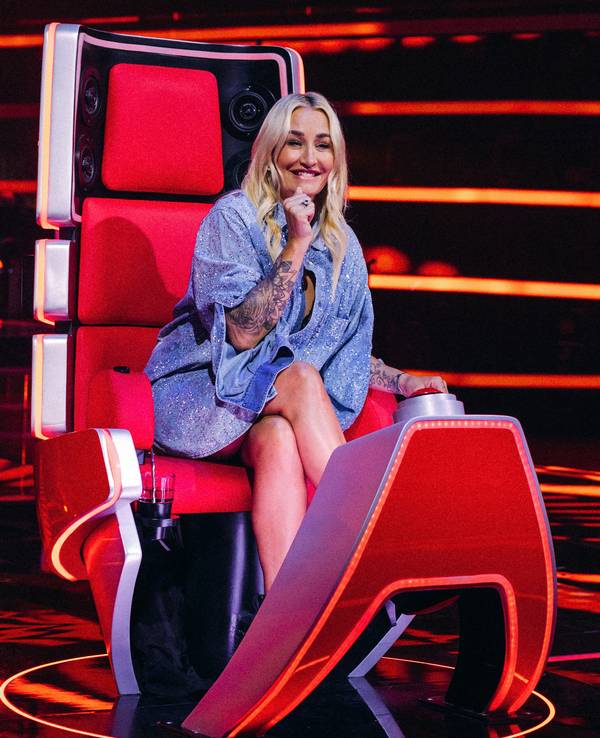 „The Voice”-Coach Sarah Connor beim Auftakt der Castingshow am Donnerstag (7. Oktober).