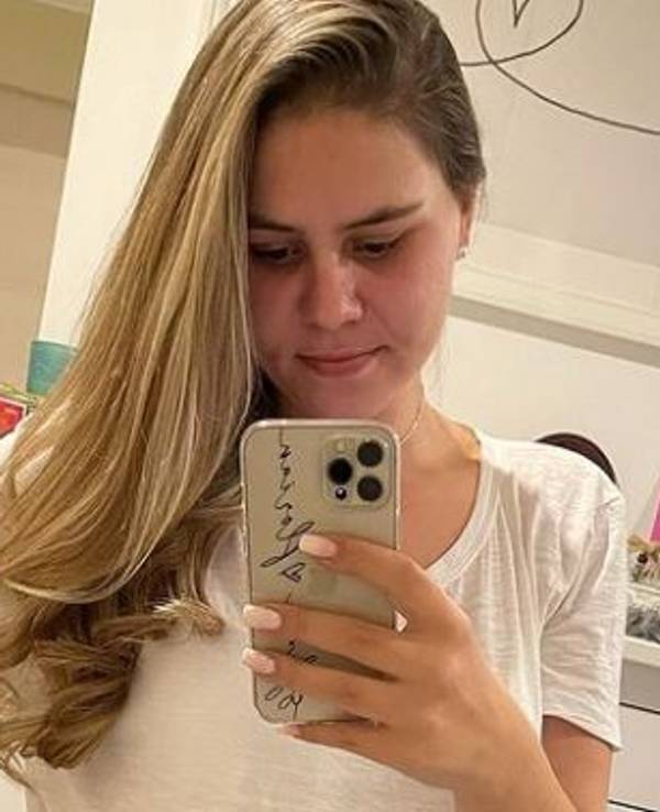 Sylvana Wollny auf einem Selfie, das sie am Freitag, 8. Oktober auf Instagram hochgeladen hat. Der Screenshot wurde am 9. Oktober aufgenommen.