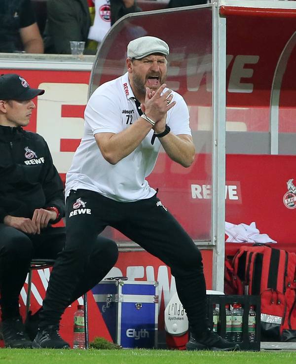 Steffen Baumgart trainiert den 1. FC Köln gegen die SpVgg Greuther Fürth.