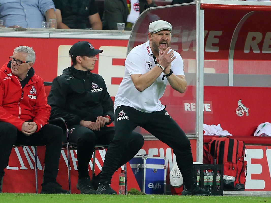 Steffen Baumgart trainiert den 1. FC Köln gegen die SpVgg Greuther Fürth.