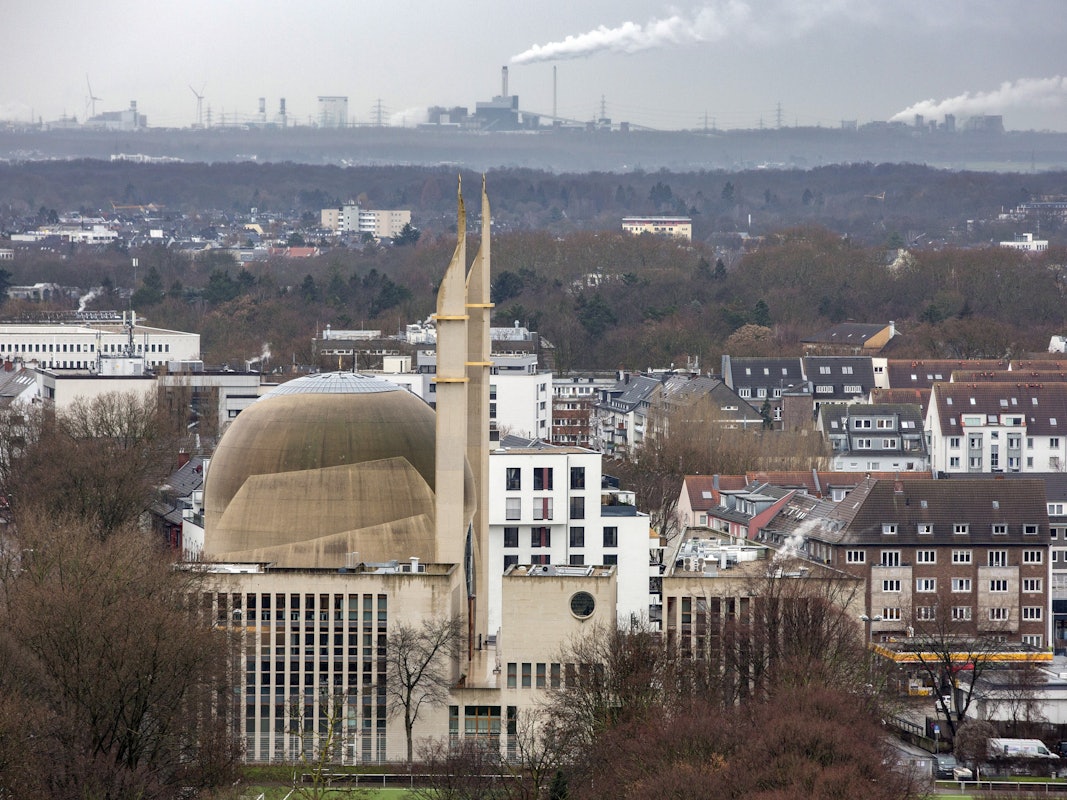 Blick Kölner Moschee an der Venloer Straße
