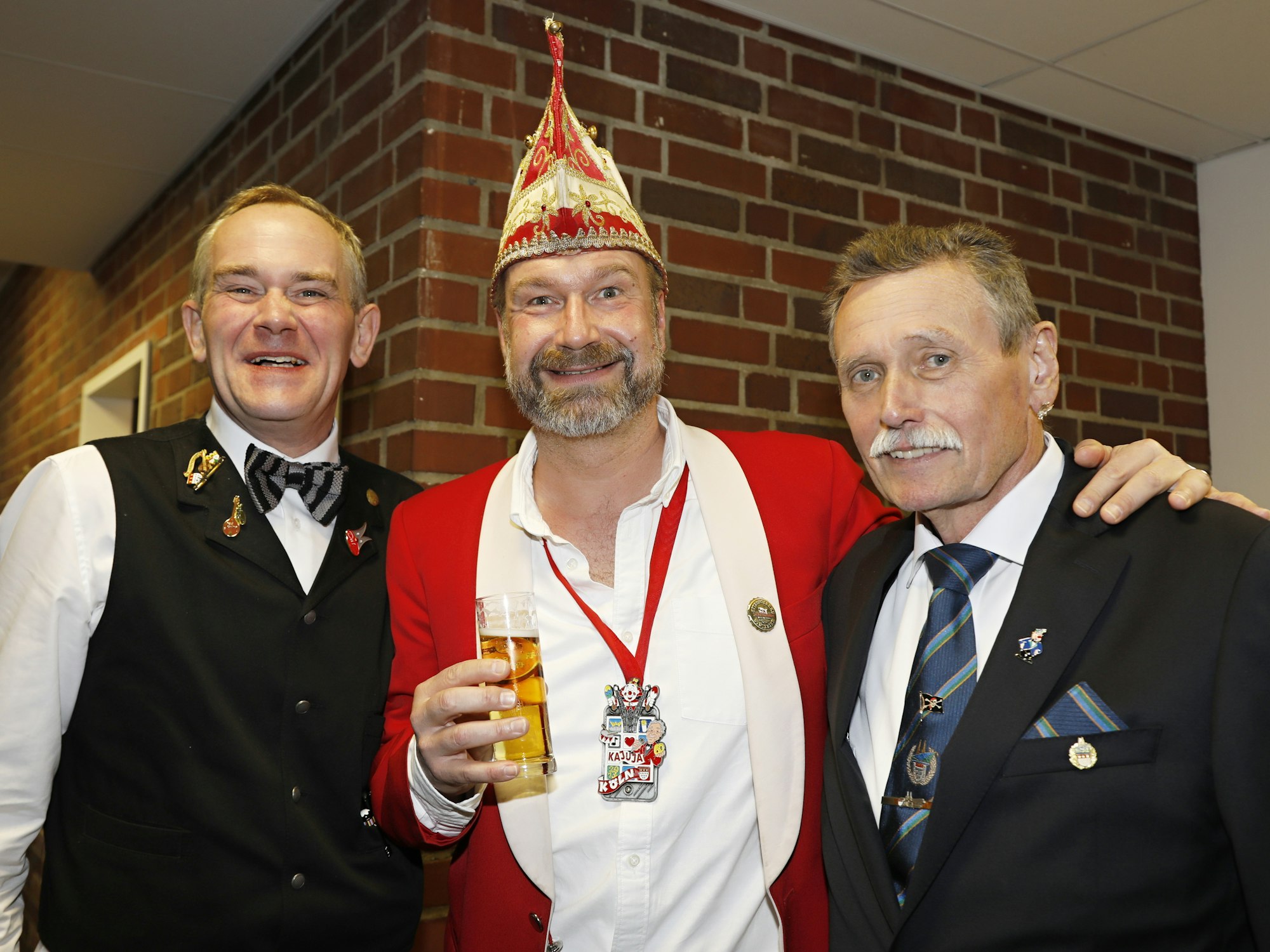 Gruppenfoto mit J.P. Weber, Volker Weininger und Rudi Schetzke