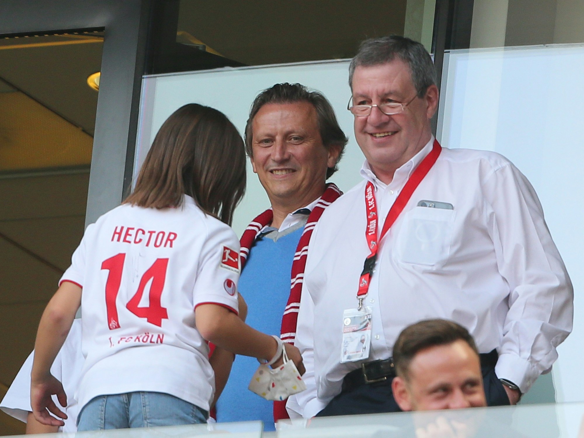 Werner Wolf beim Bundesliga-Spiel 1. FC Köln gegen RB Leipzig