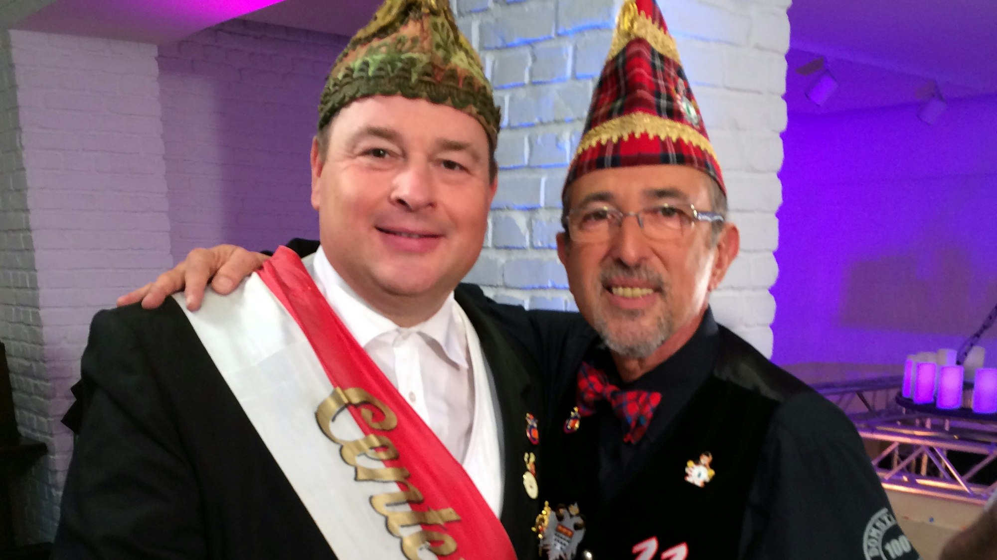 Michael Schwan und Center-TV-Kollege Stephan Brandt