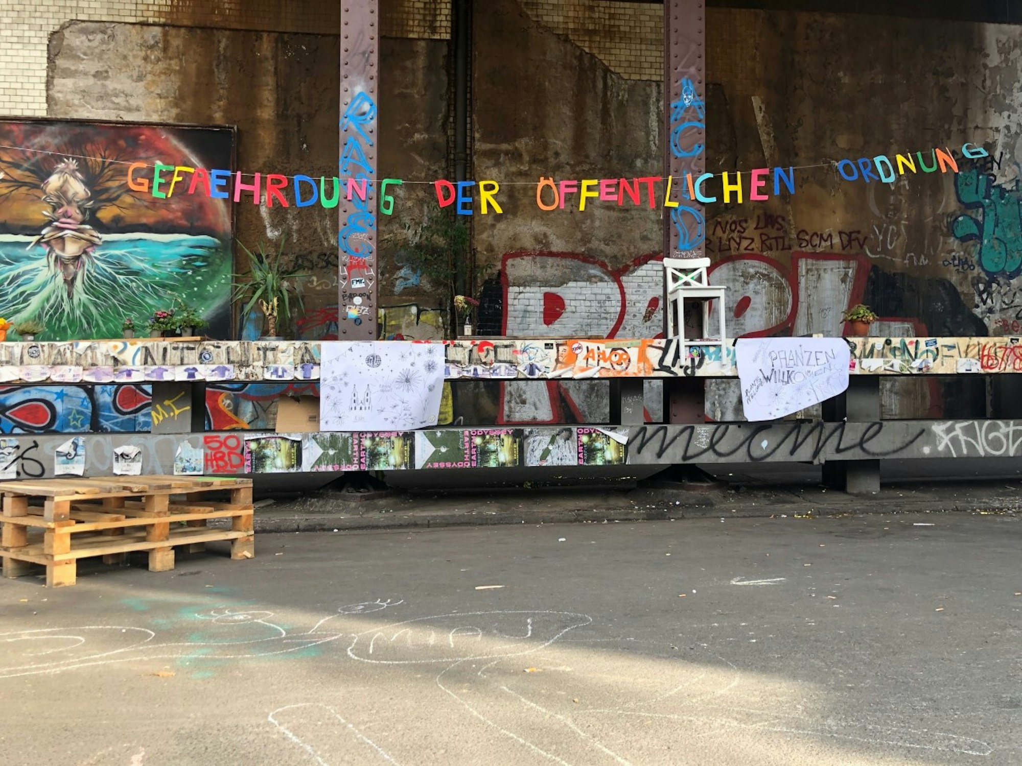 Eifelwall in der Kölner Südstadt