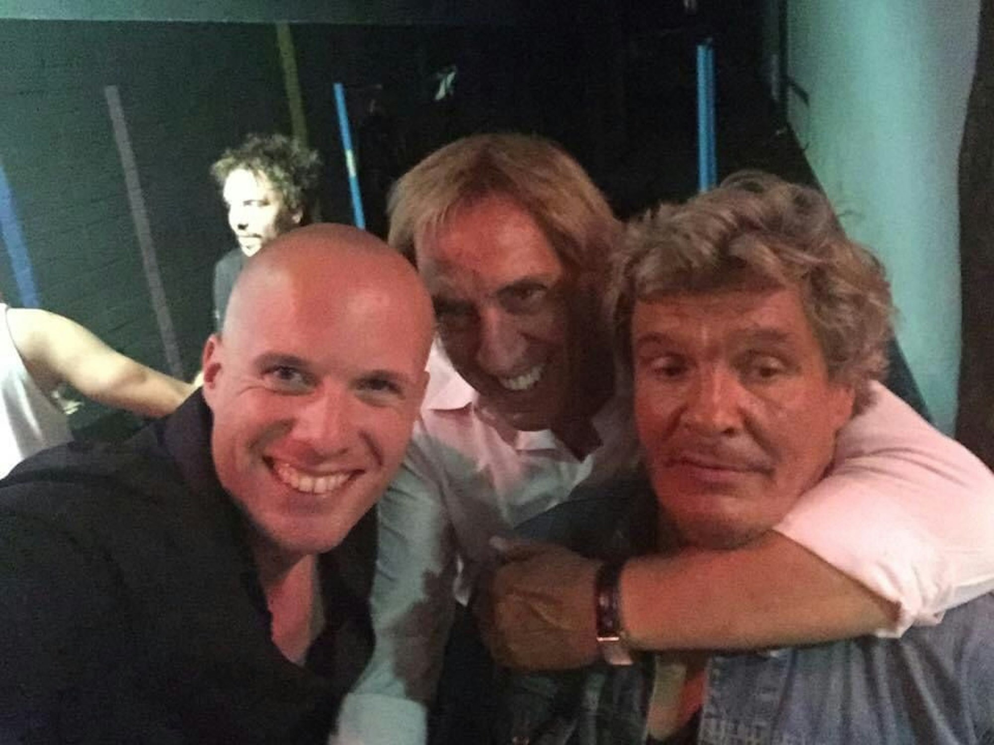 Karate Jacky mit dem Langen Tünn und Express-Reporter Markus Krücken