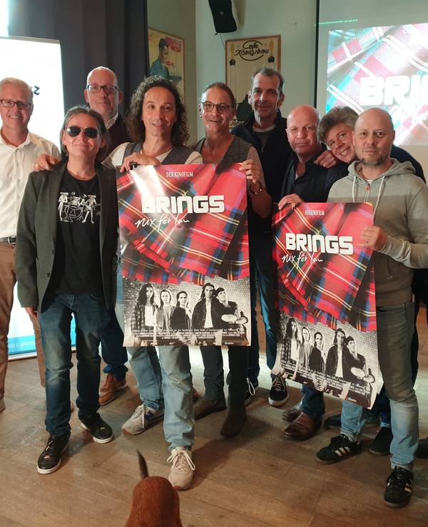 Brings-Film: Band präsentiert Film und Filmplakat am 13. Oktober 2021 im Gaffel am Dom.