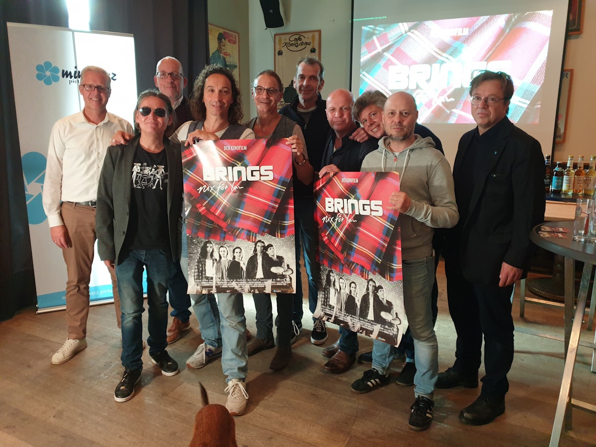Brings-Film: Band präsentiert Film und Filmplakat am 13. Oktober 2021 im Gaffel am Dom.