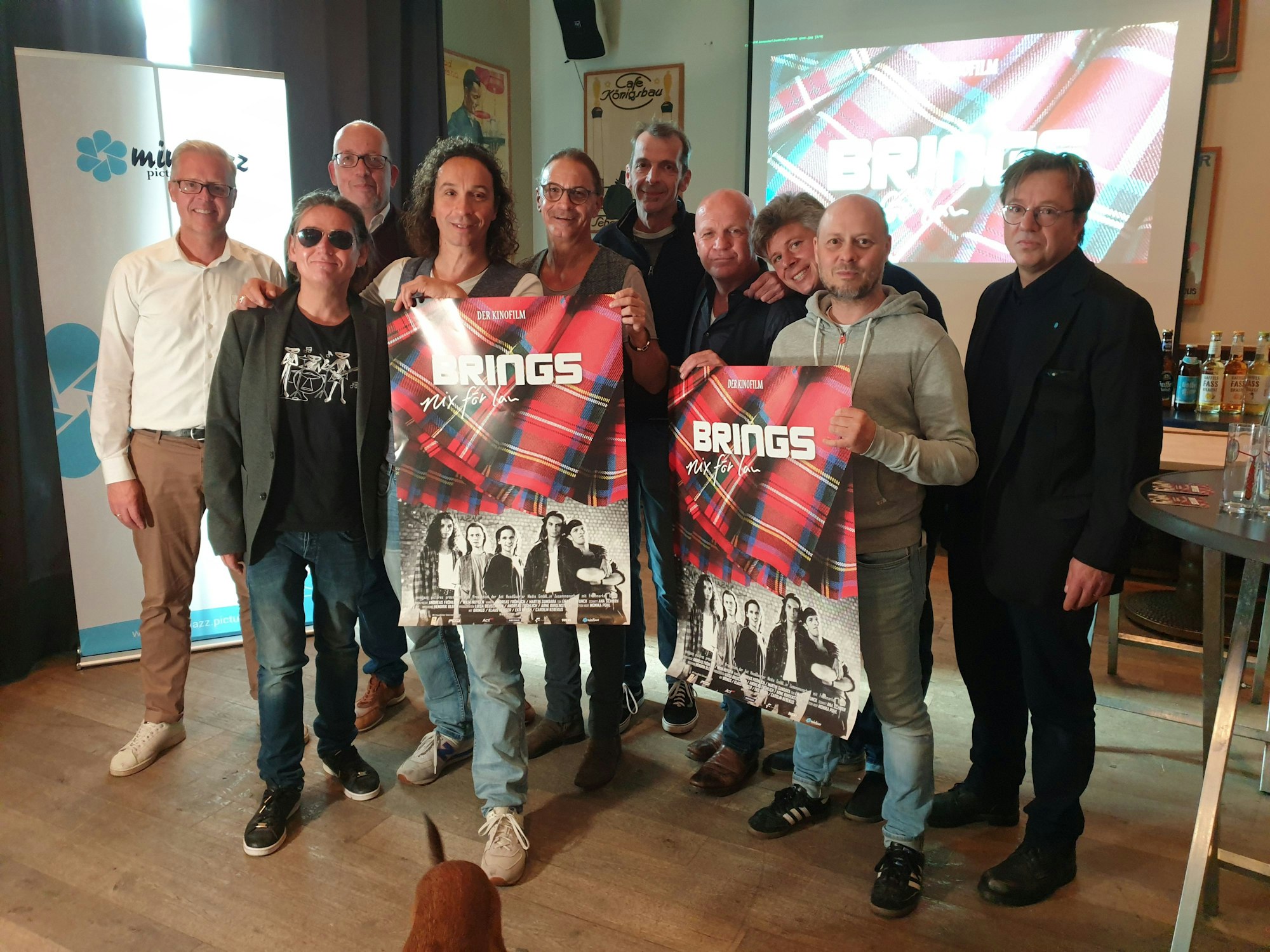 Brings-Film: Band präsentiert Film und Filmplakat am 13. Oktober 2021 im Gaffel am Dom.