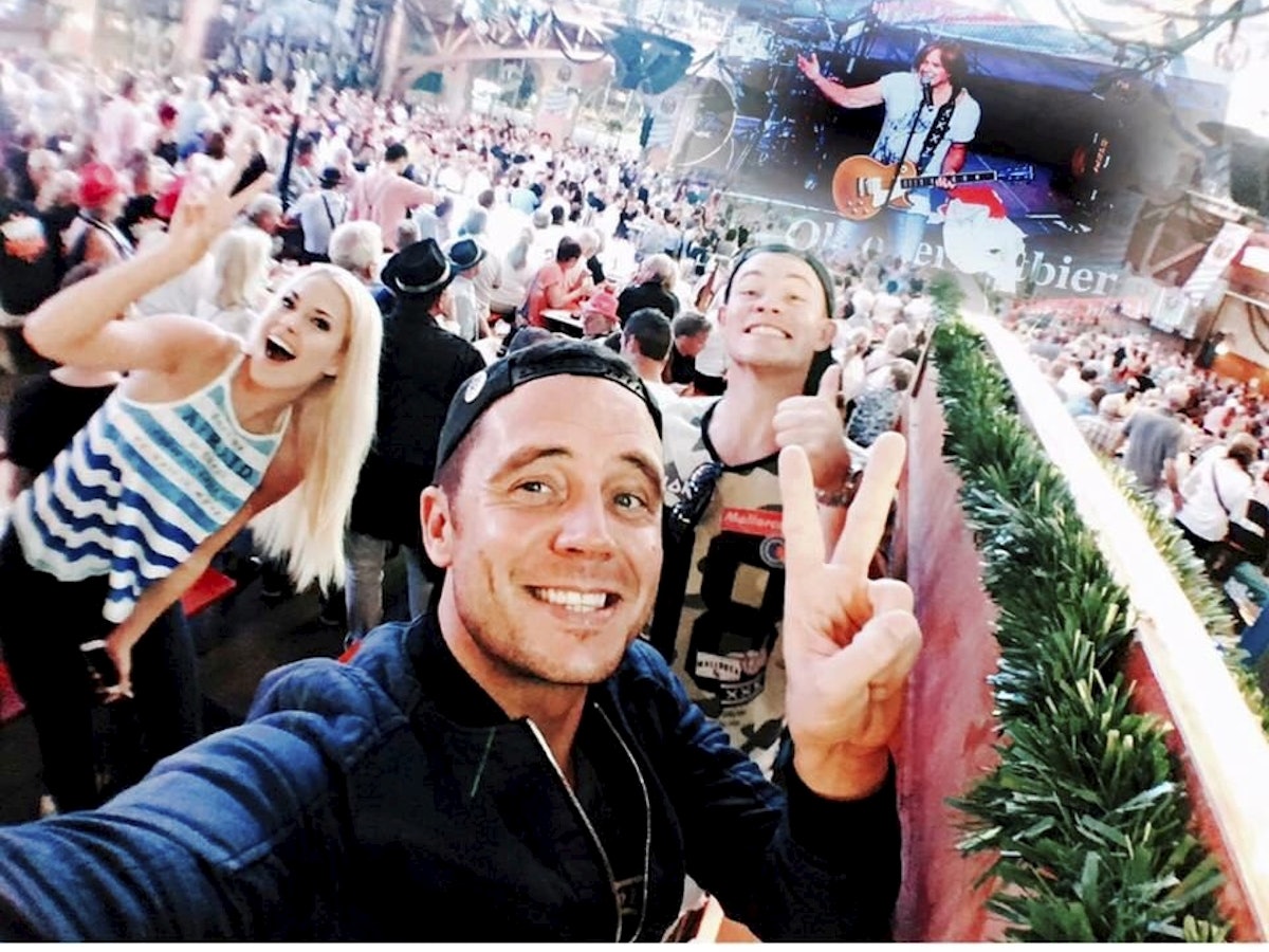 Lorenz Büffel und Isi Glück im Megapark.