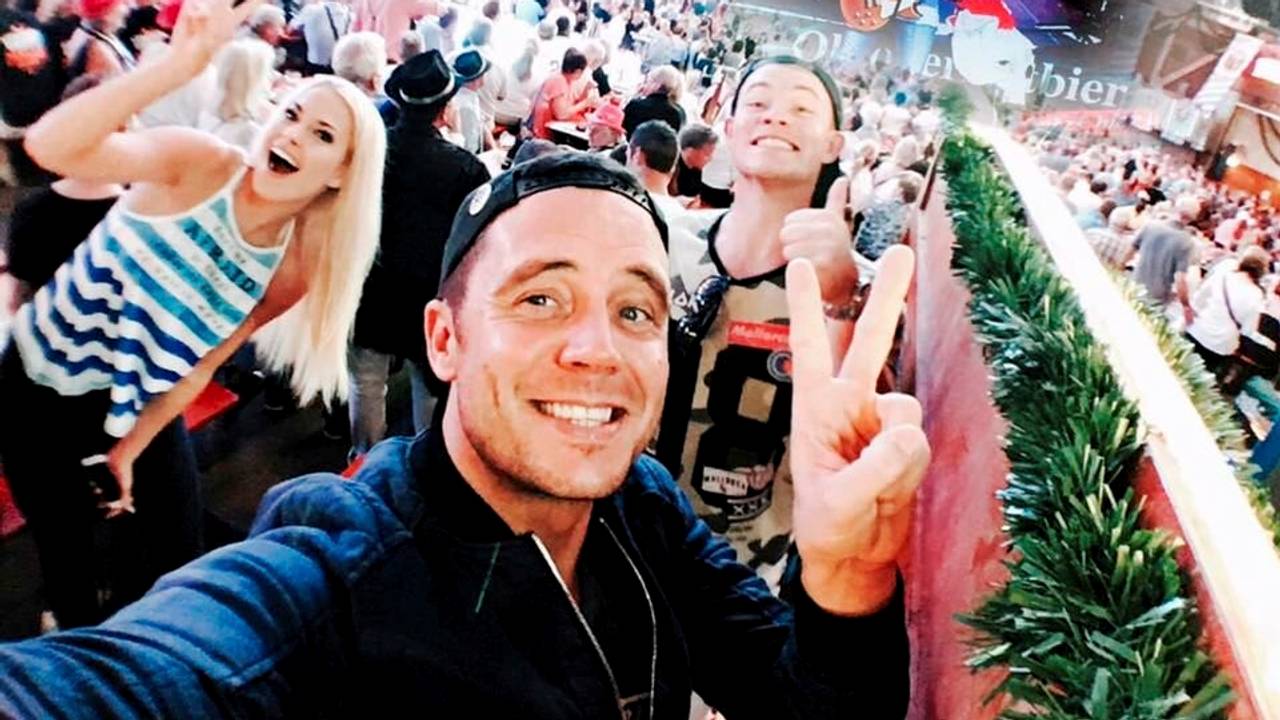 Lorenz Büffel und Isi Glück im Megapark.