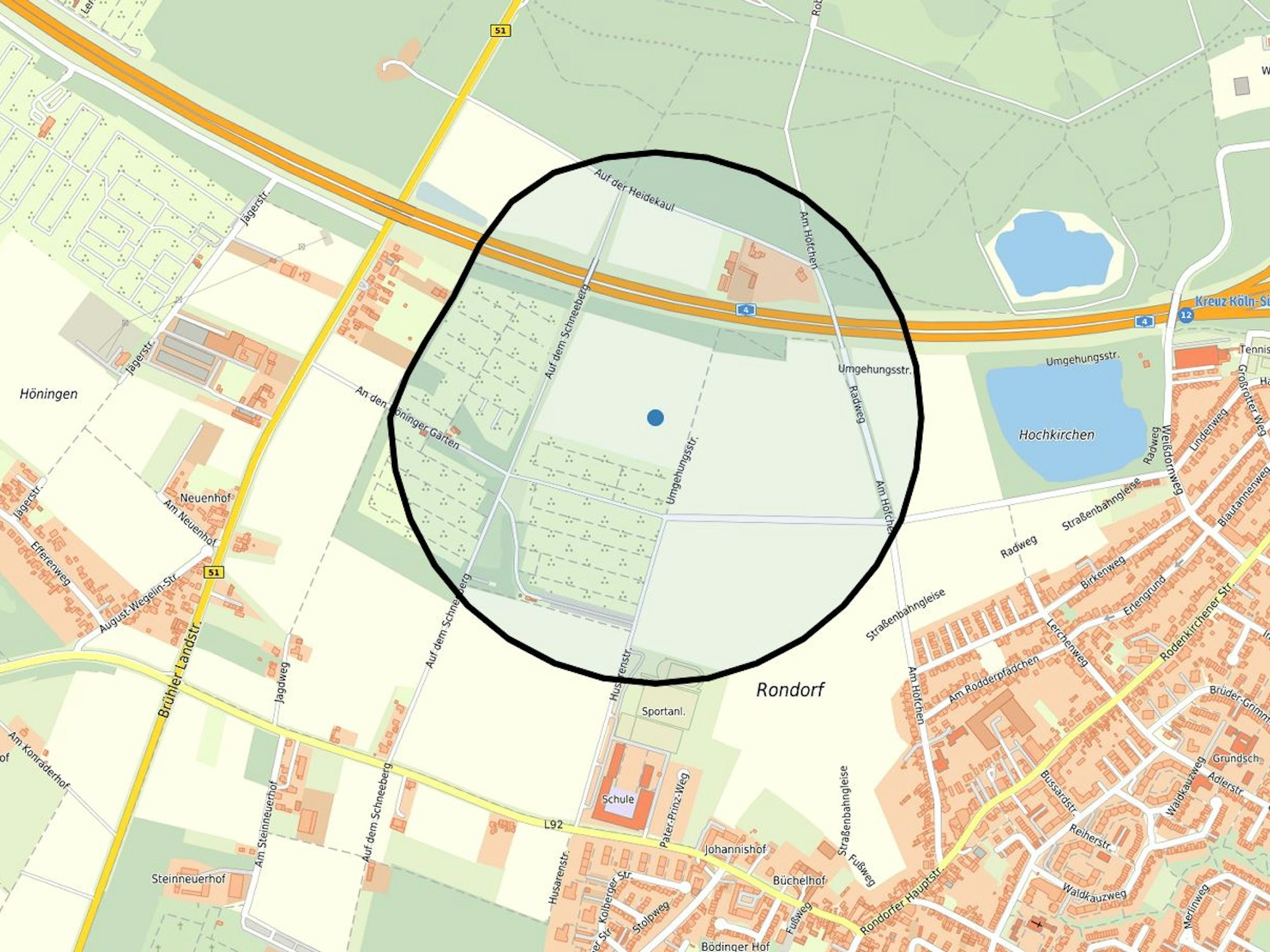 12. Oktober 2021
Evakuirungsradius wegen Bombenfund in Rondorf
Foto: Stadt Köln