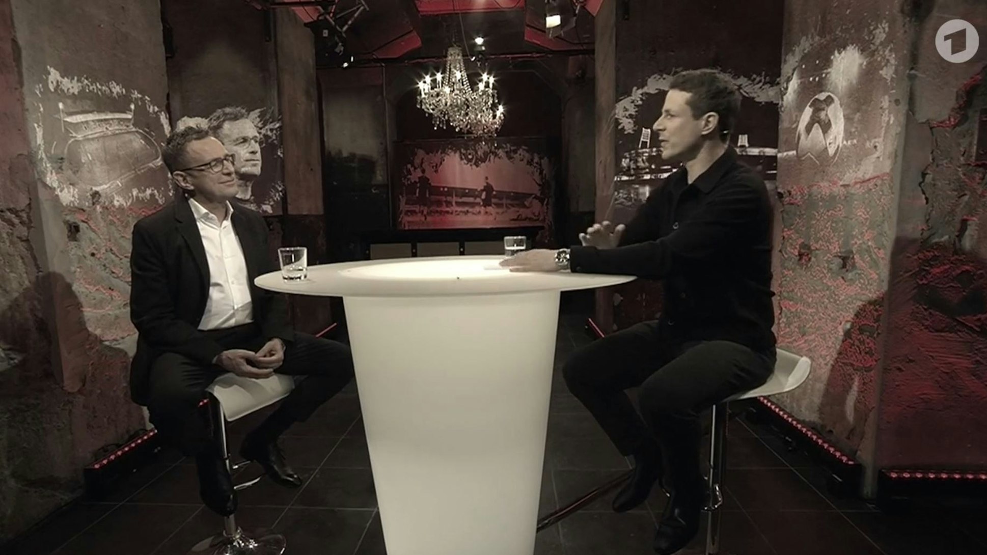 Ralf Rangnick im Gespräch mit Moderator Alexander Bommes