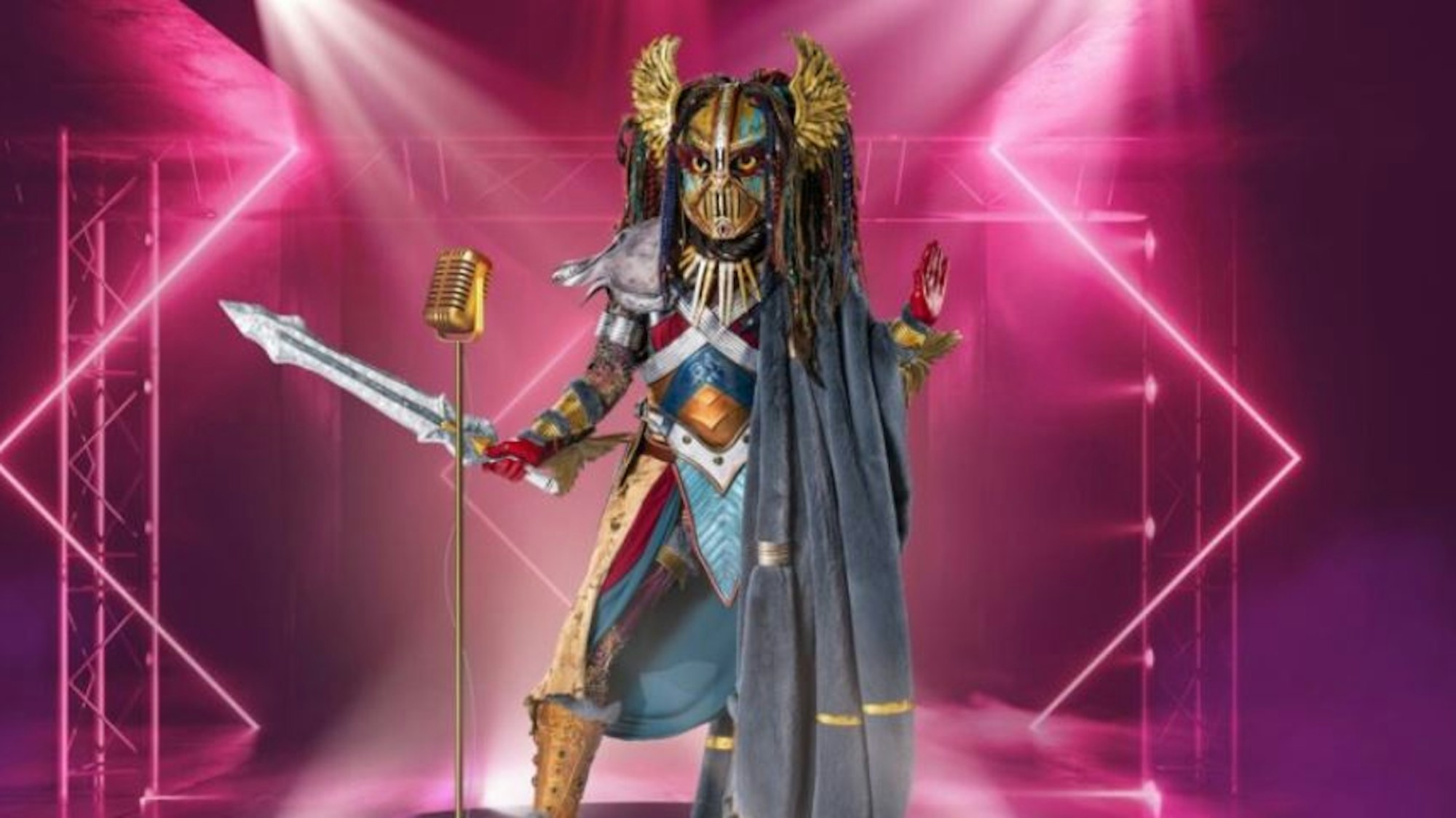 Maske der Heldin von „ The Masked Singer“ 2021