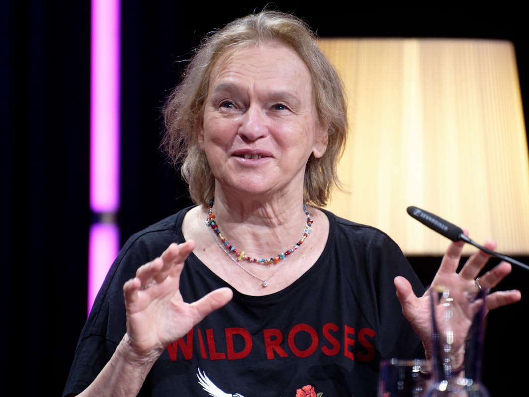 Autorin Elke Heidenreich am 3. Juni 2021 bei einer Lit.Cologne-Veranstaltung in Köln. Bei „Markus Lanz“ äußerte sie sich zum Fall der Grünen-Politikerin Sarah-Lee Heinrich.