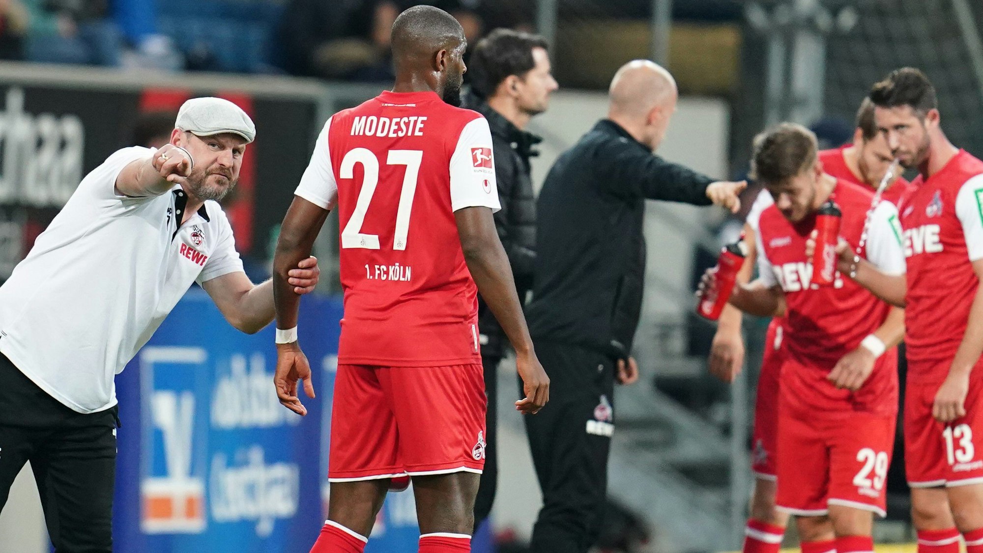Steffen Baumgart trainiert den 1. FC Köln gegen die TSG Hoffenheim.