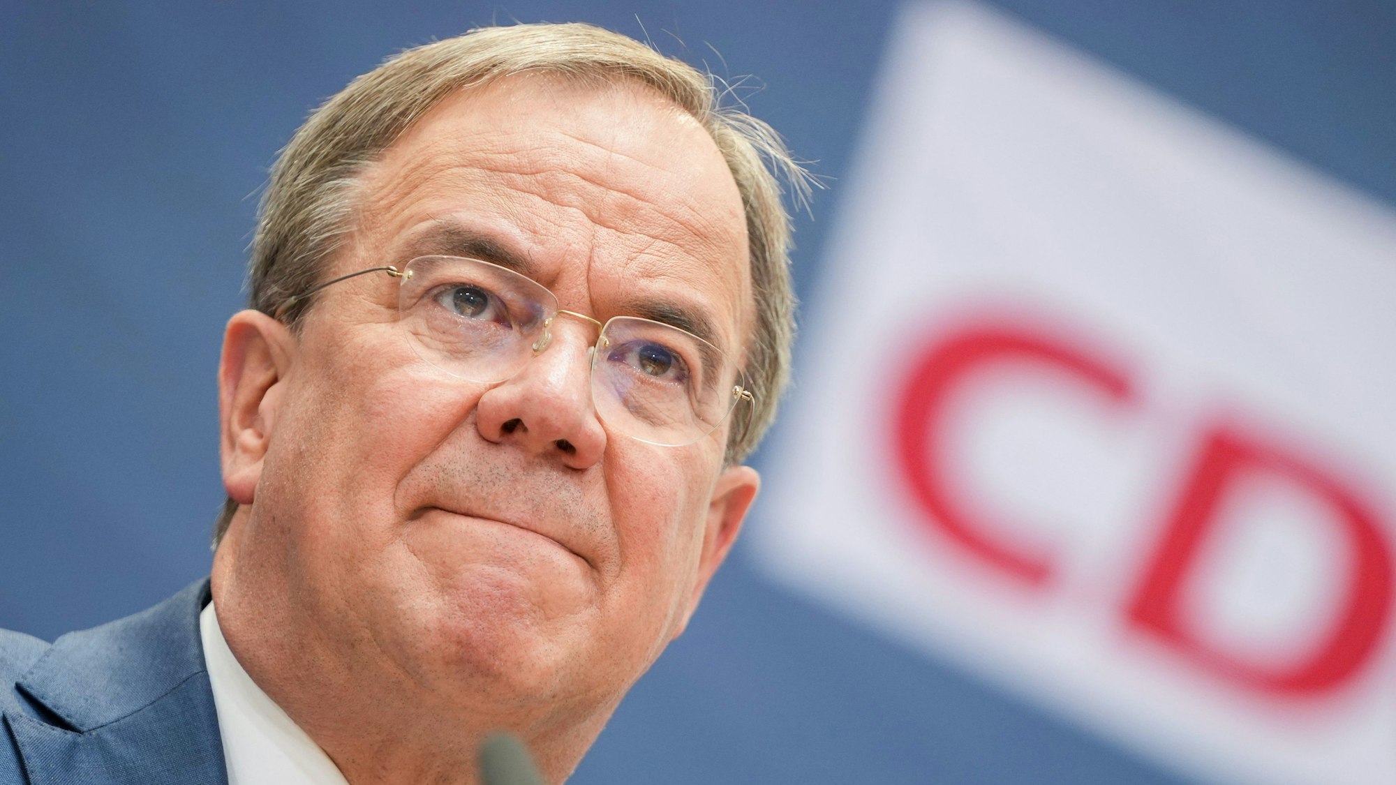 Armin Laschet (Foto vom 13. September 2021) legt das Amt als nordrhein-westfälischer Ministerpräsident nieder.