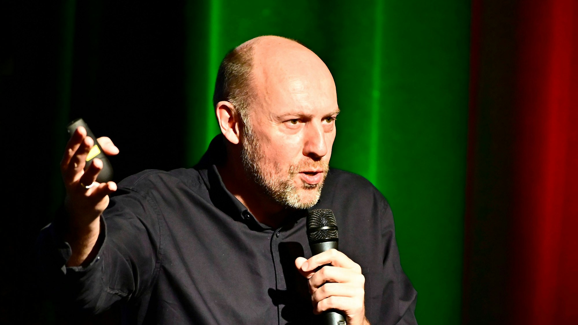 Sven Pistor auf der Bühne