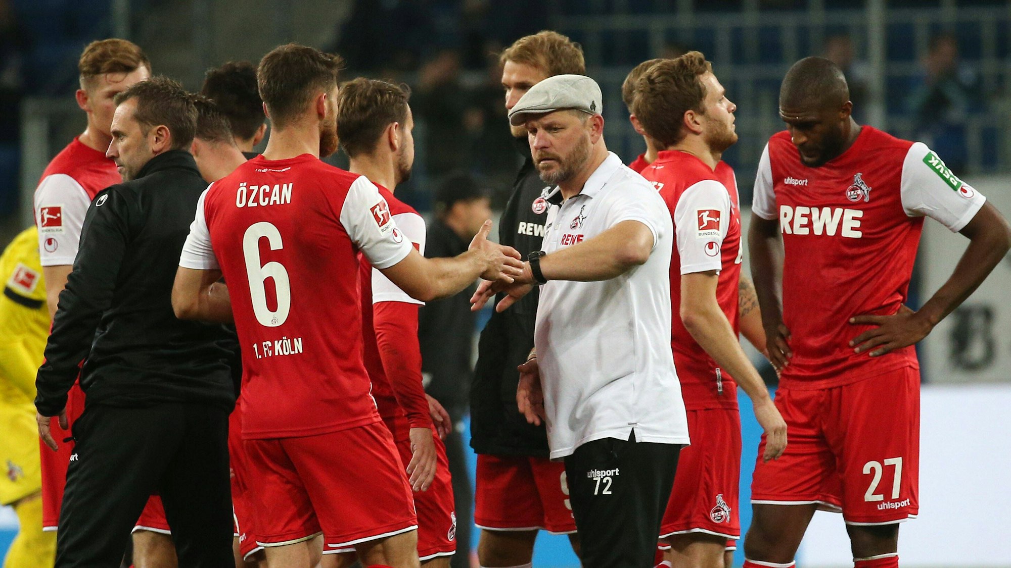 Steffen Baumgart und der 1. FC Köln sprechen nach dem 0:5 bei der TSG Hoffenheim.