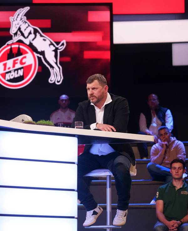 Steffen Baumgart spricht im ZDF Sportstudio mit Dunja Hayali.