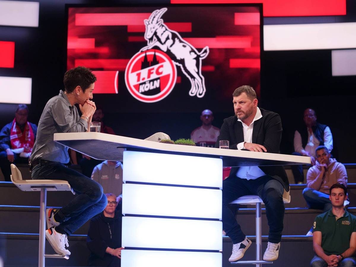 Steffen Baumgart spricht im ZDF Sportstudio mit Dunja Hayali.
