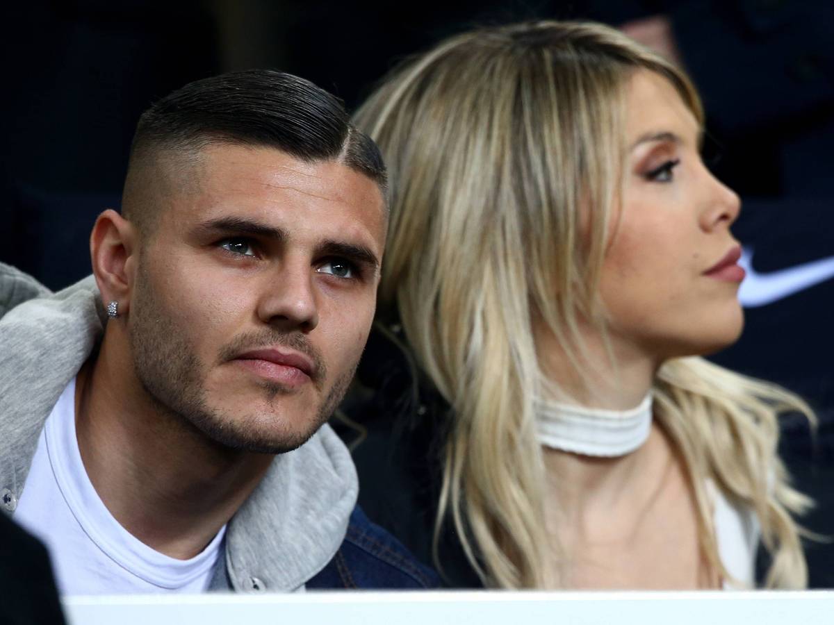 Mauro Icardi neben Ehefrau Wanda Nara.