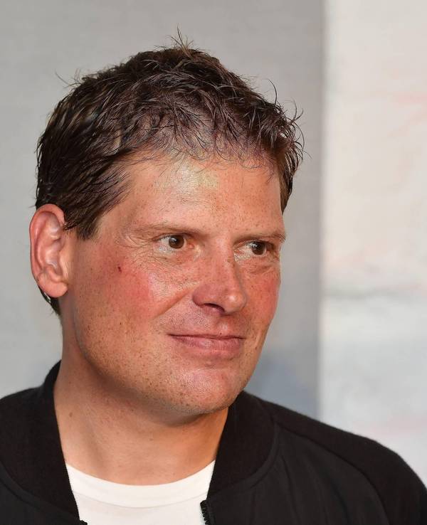 Ex-Rad-Star Jan Ullrich bei einer Pressekonferenz.