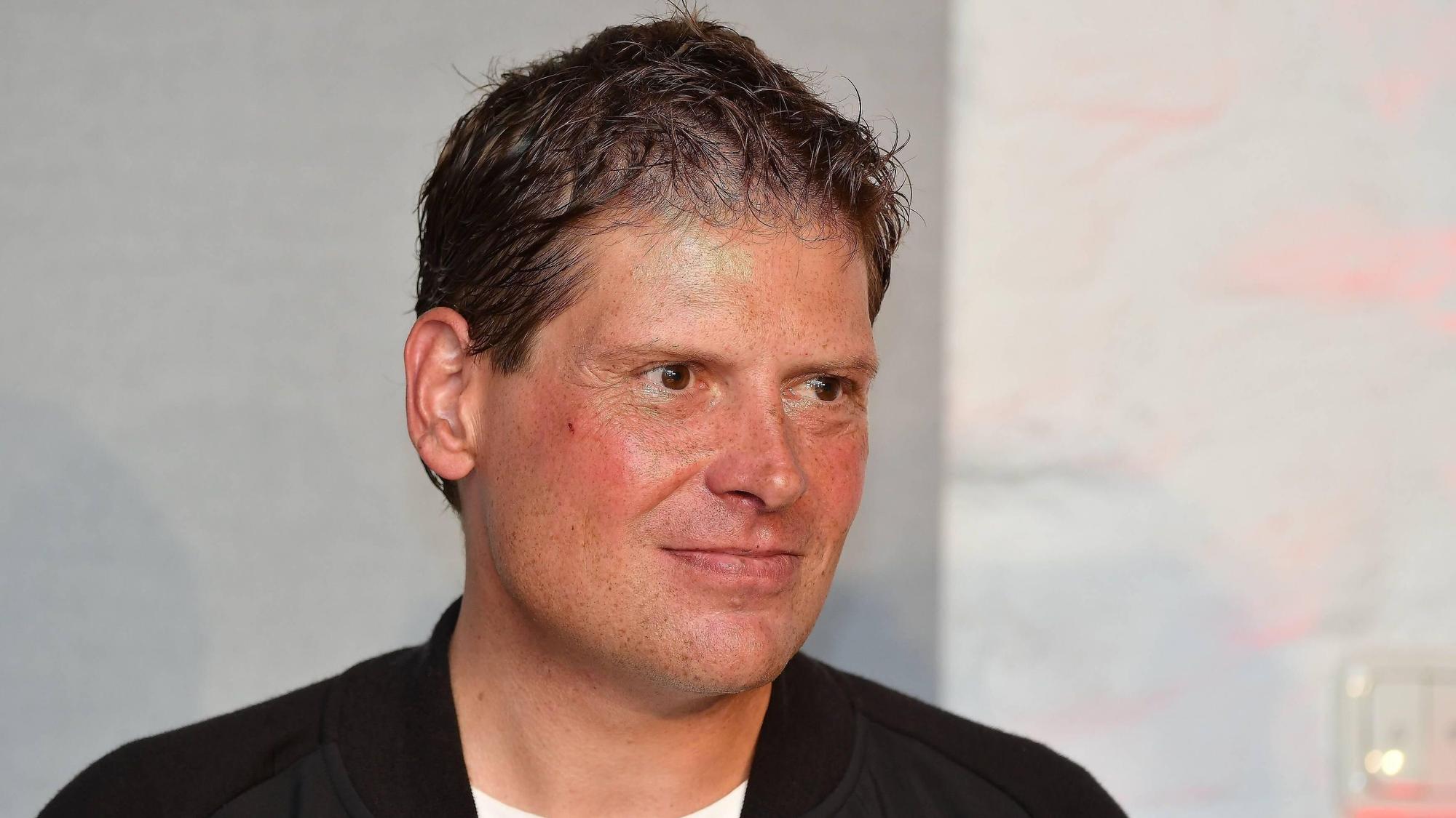 Ex-Rad-Star Jan Ullrich bei einer Pressekonferenz.
