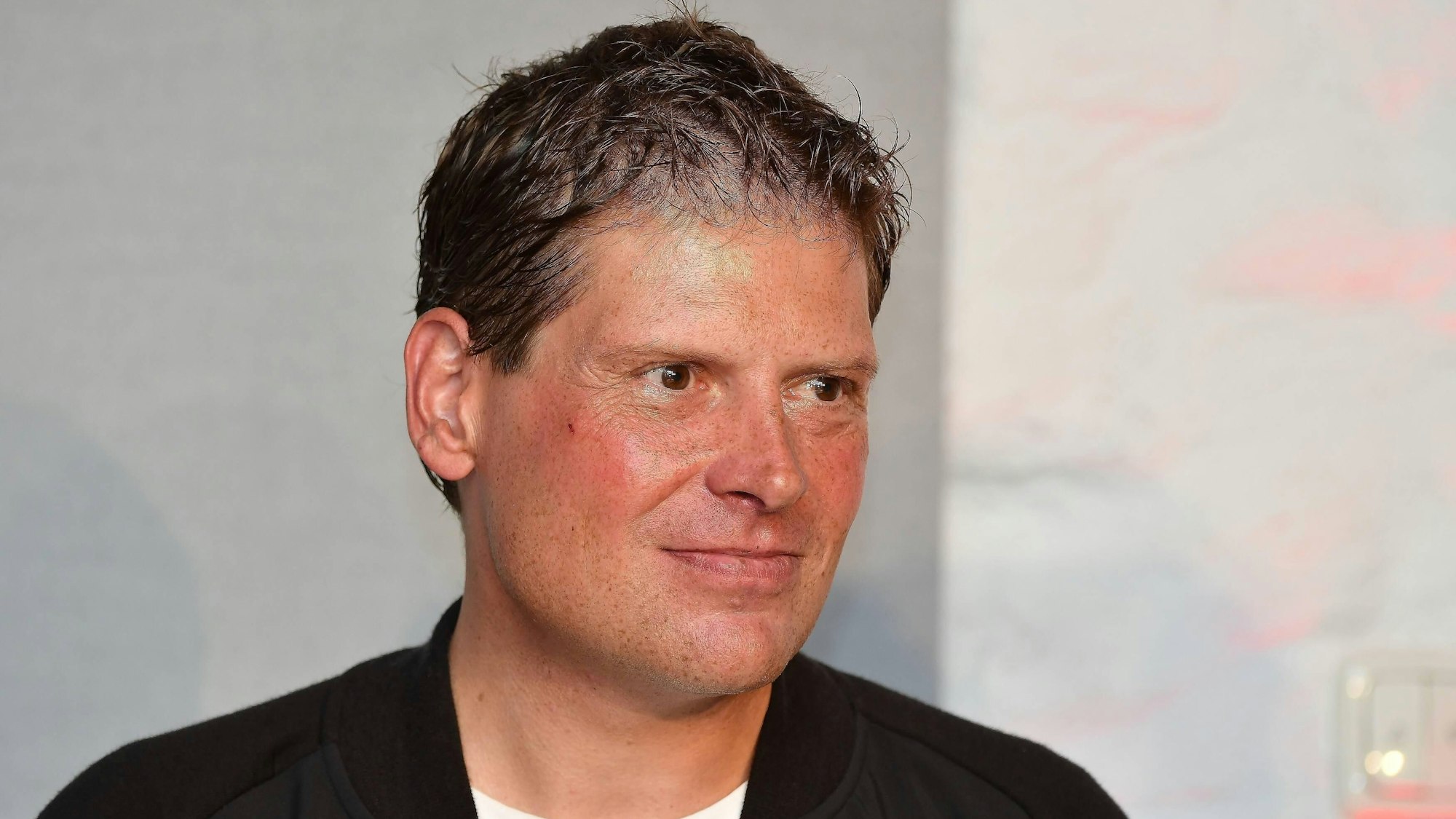 Ex-Rad-Star Jan Ullrich bei einer Pressekonferenz.