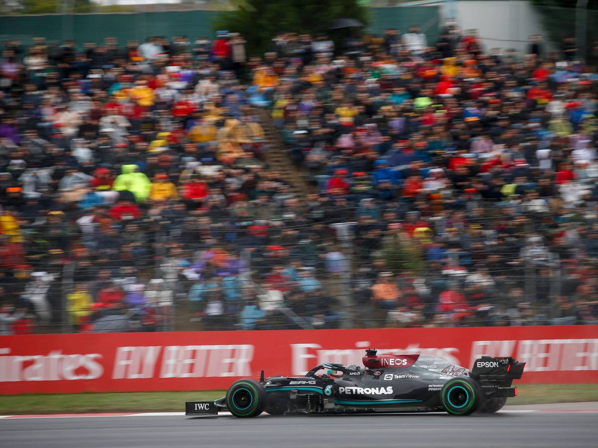 Lewis Hamilton während des Rennens in der Türkei.