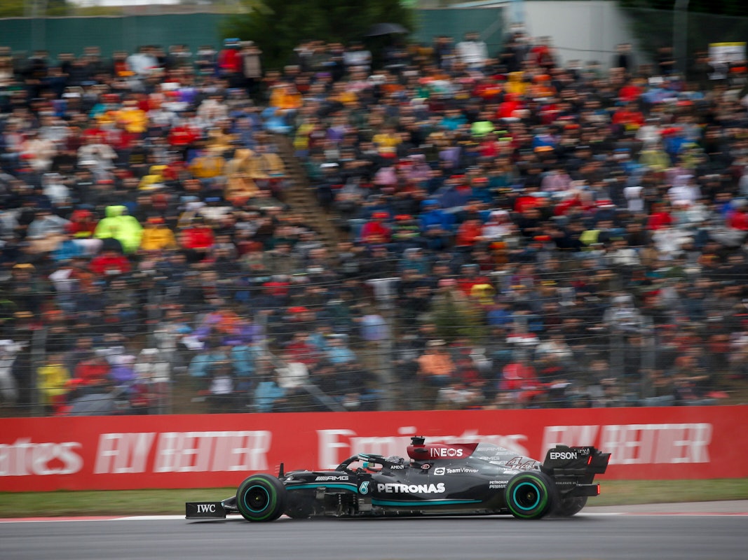 Lewis Hamilton während des Rennens in der Türkei.