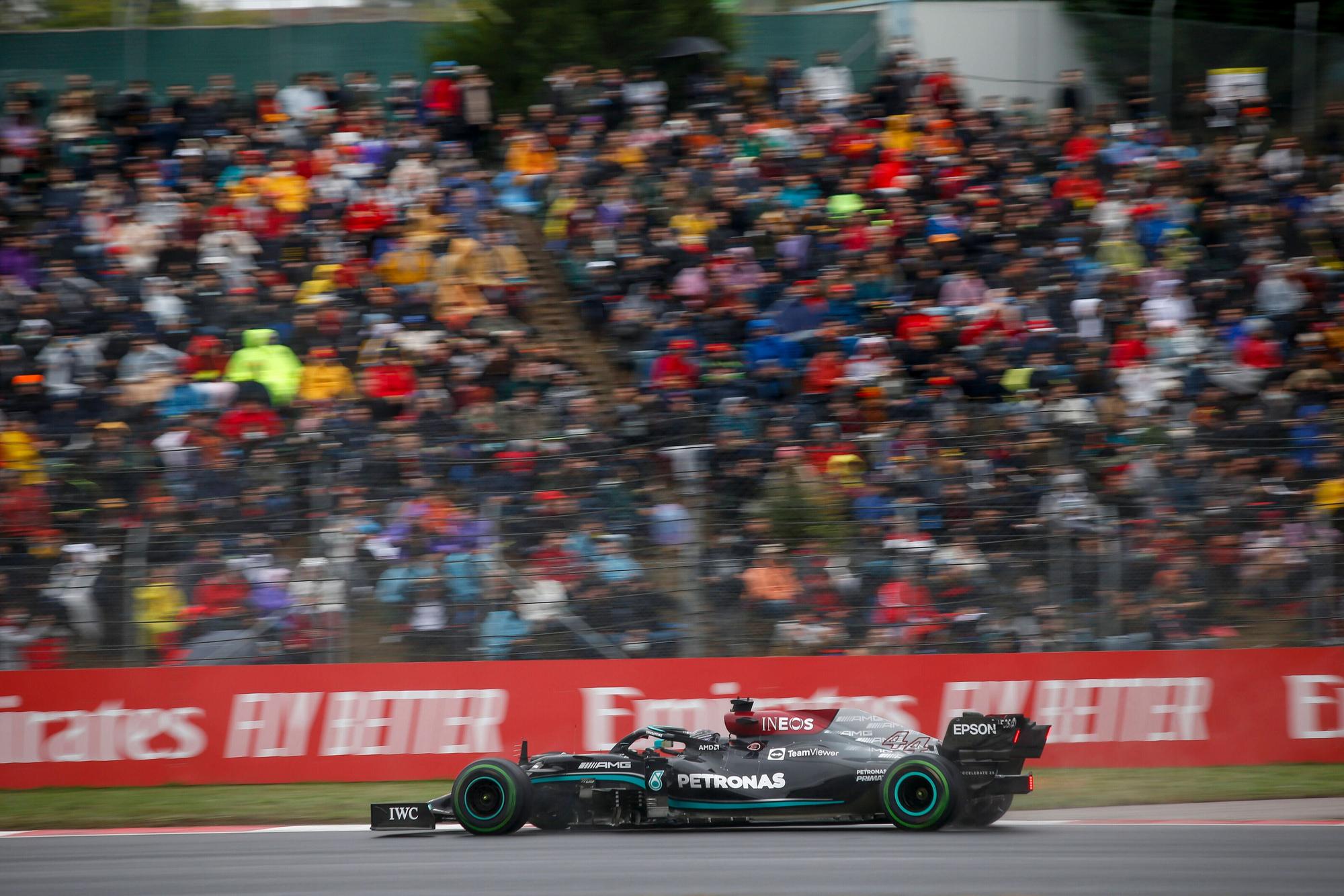 Lewis Hamilton während des Rennens in der Türkei.