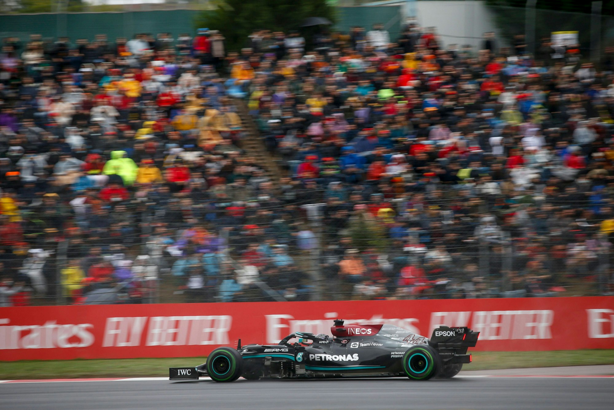 Lewis Hamilton während des Rennens in der Türkei.