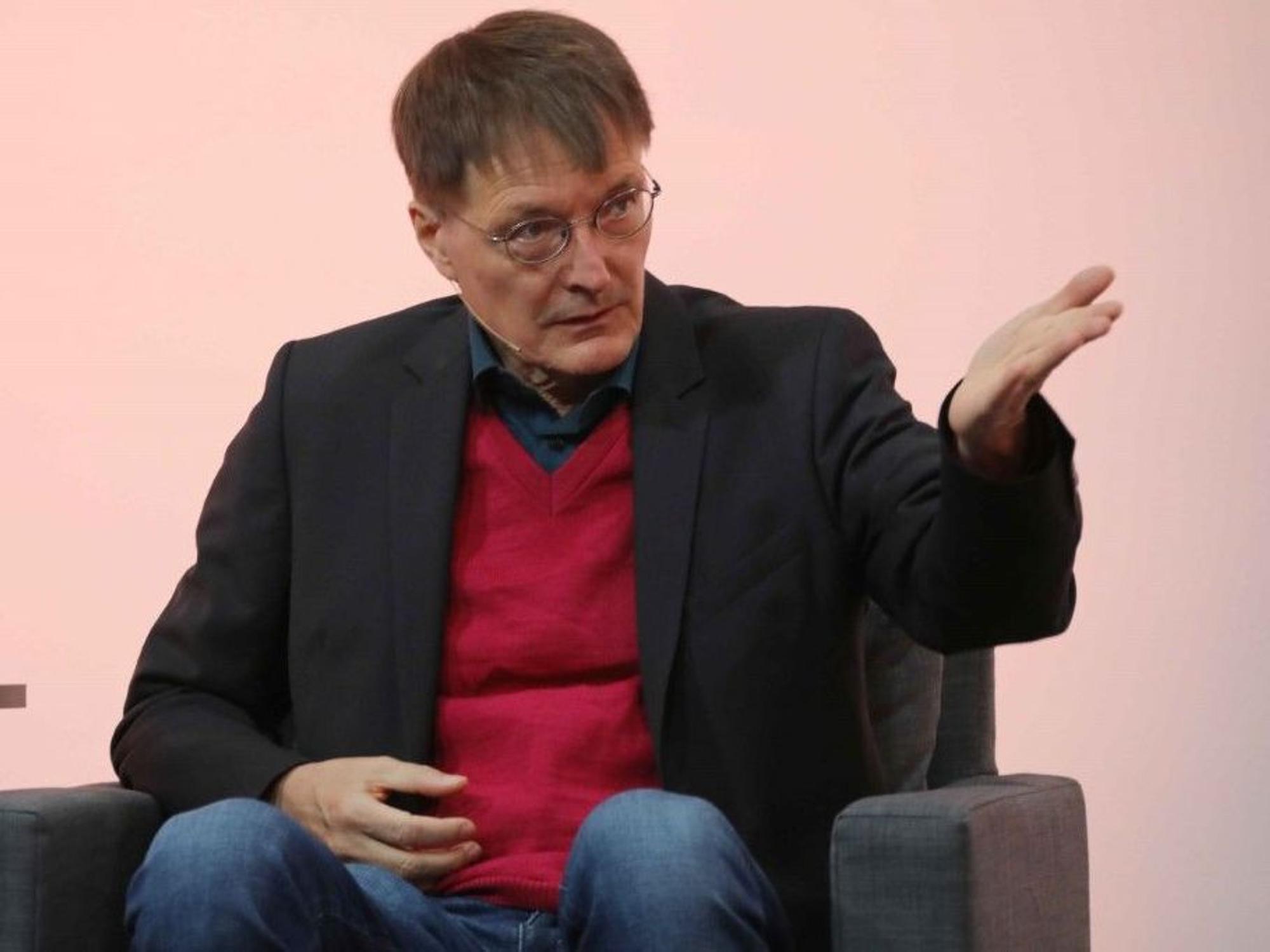Karl Lauterbach beim Köln-Talk am 18. Oktober 2021