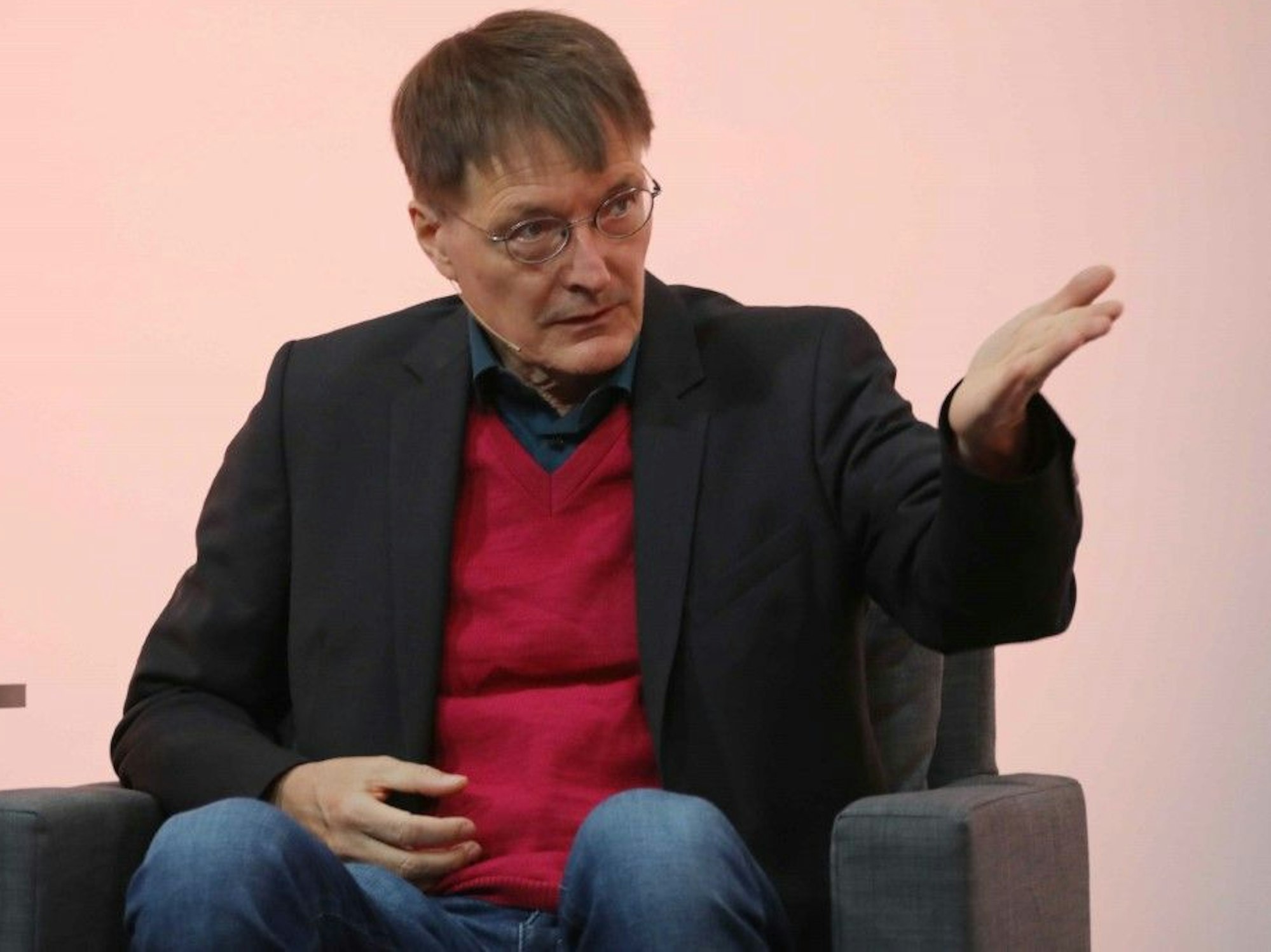 Karl Lauterbach beim Köln-Talk am 18. Oktober 2021