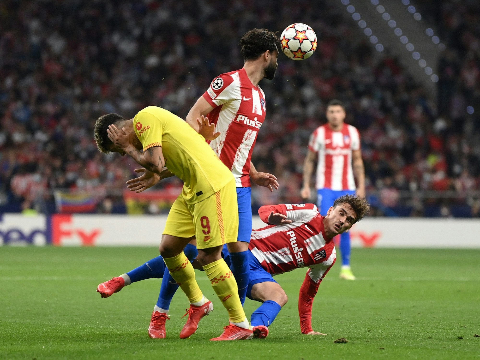 Antoine Griezmann trifft Firmino.