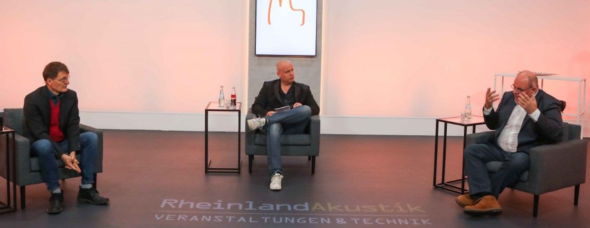 Kanzler-Sohn Walter Kohl und Karl Lauterbach waren Gäste beim Köln-Talk Loss mer schwade.