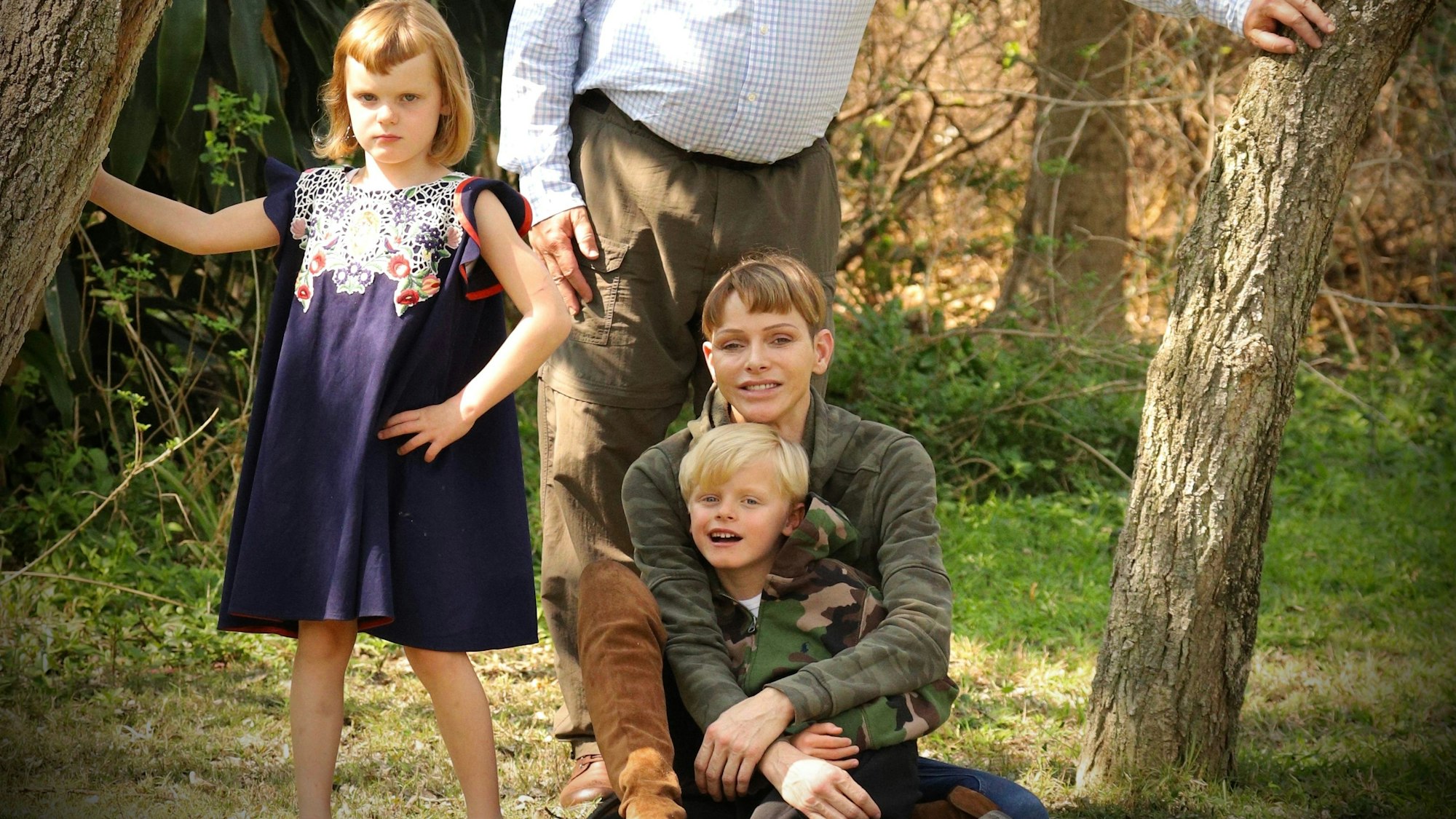 Charlène von Monaco gemeinsam mit ihrer Familie in Johannesburg (Südafrika) am 24. Oktober 2021.