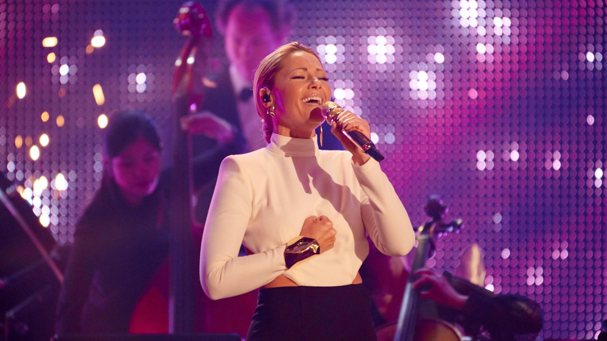 Die Sängerin Helene Fischer tritt beim RTL Jahresrückblick auf.