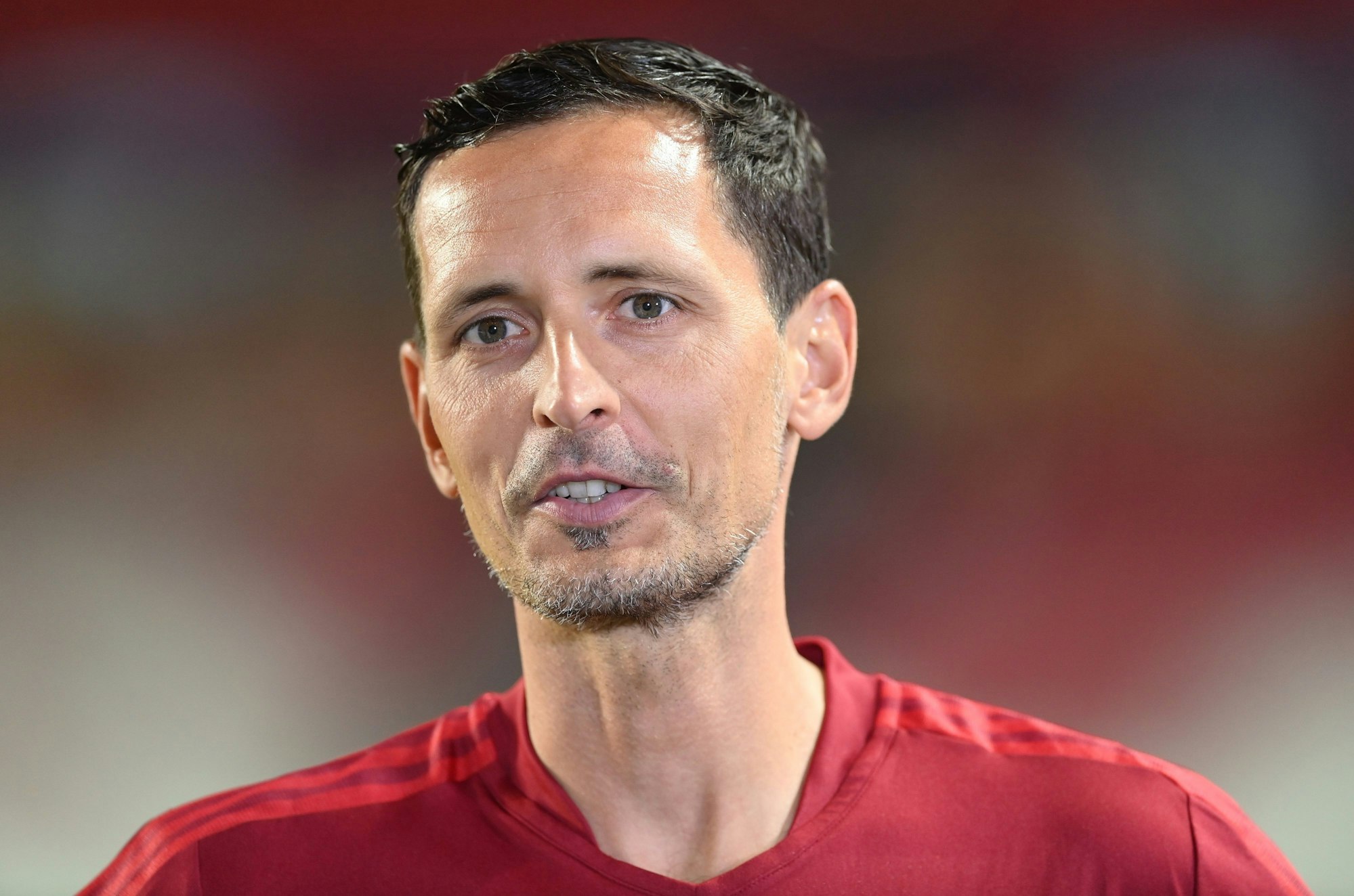 Dino Toppmöller beim Interview.