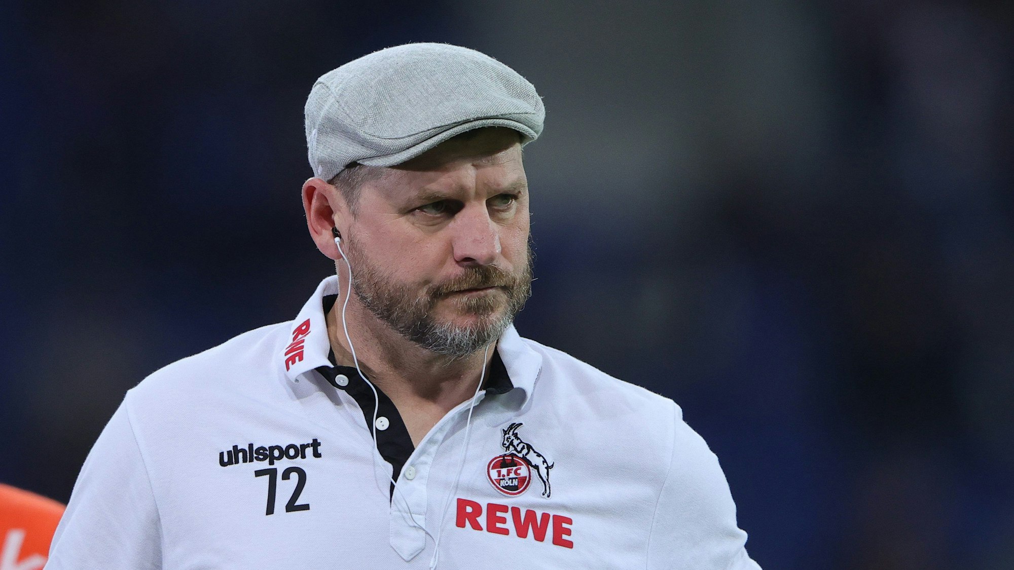 Steffen Baumgart während des Spiels bei der TSG Hoffenheim