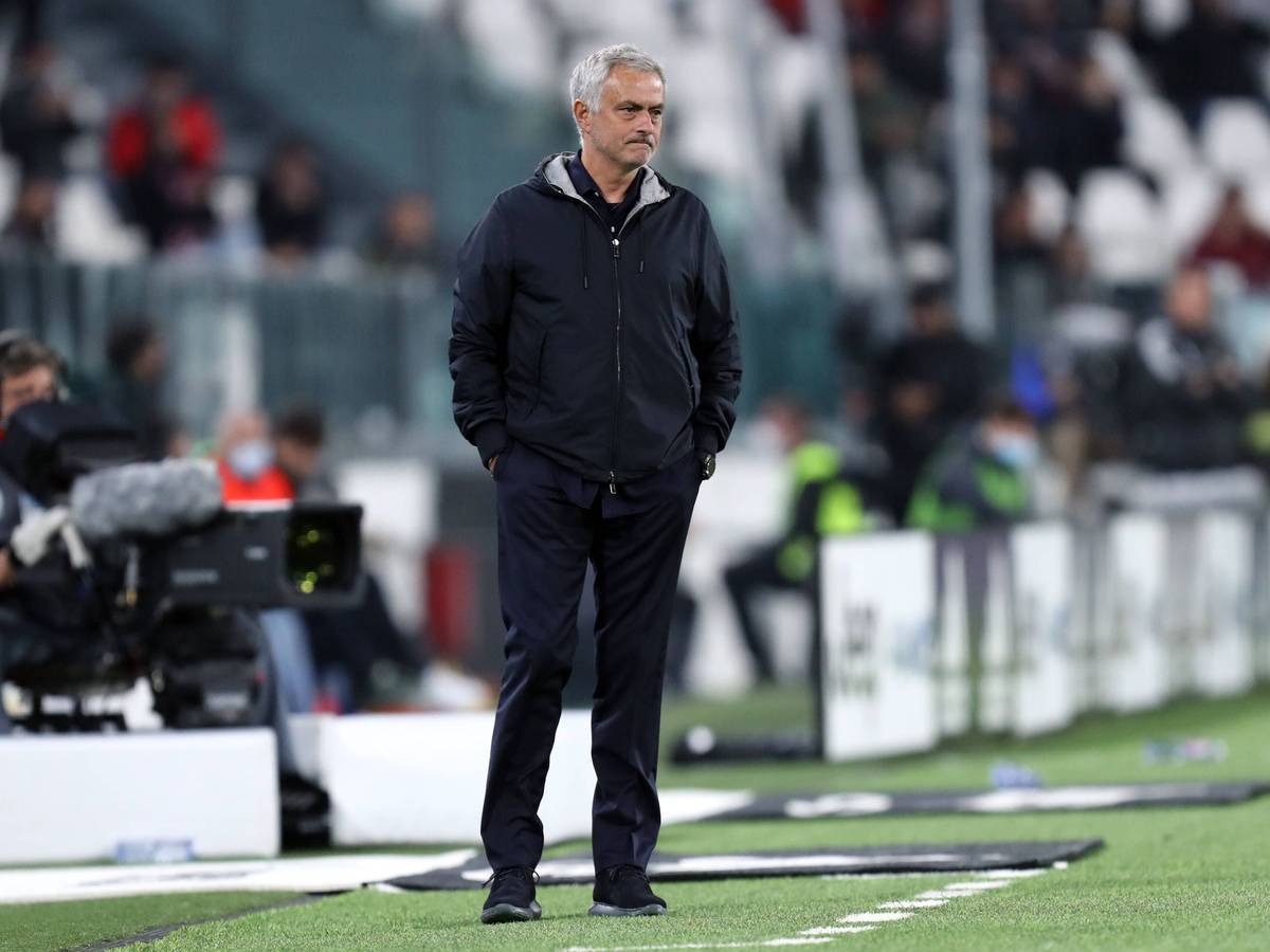 José Mourinho am Spielfeldrand